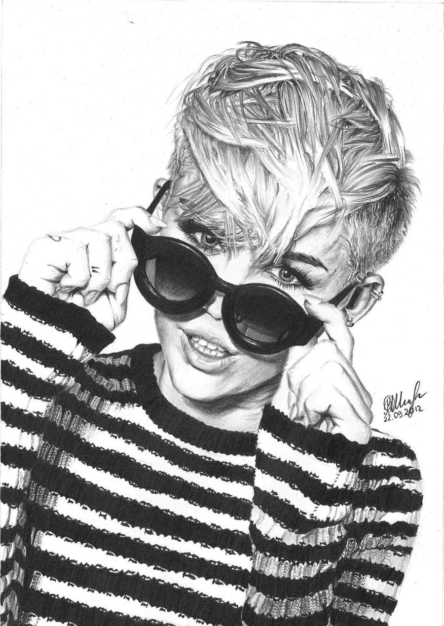 Miley Cyrus By Victoriash On Deviantart