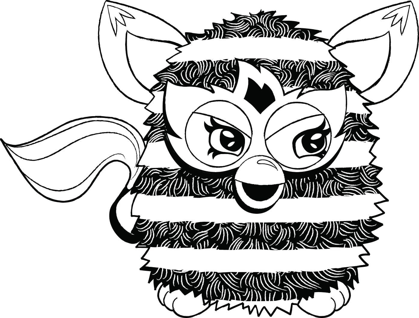 Furby Boom Coloring Pages
