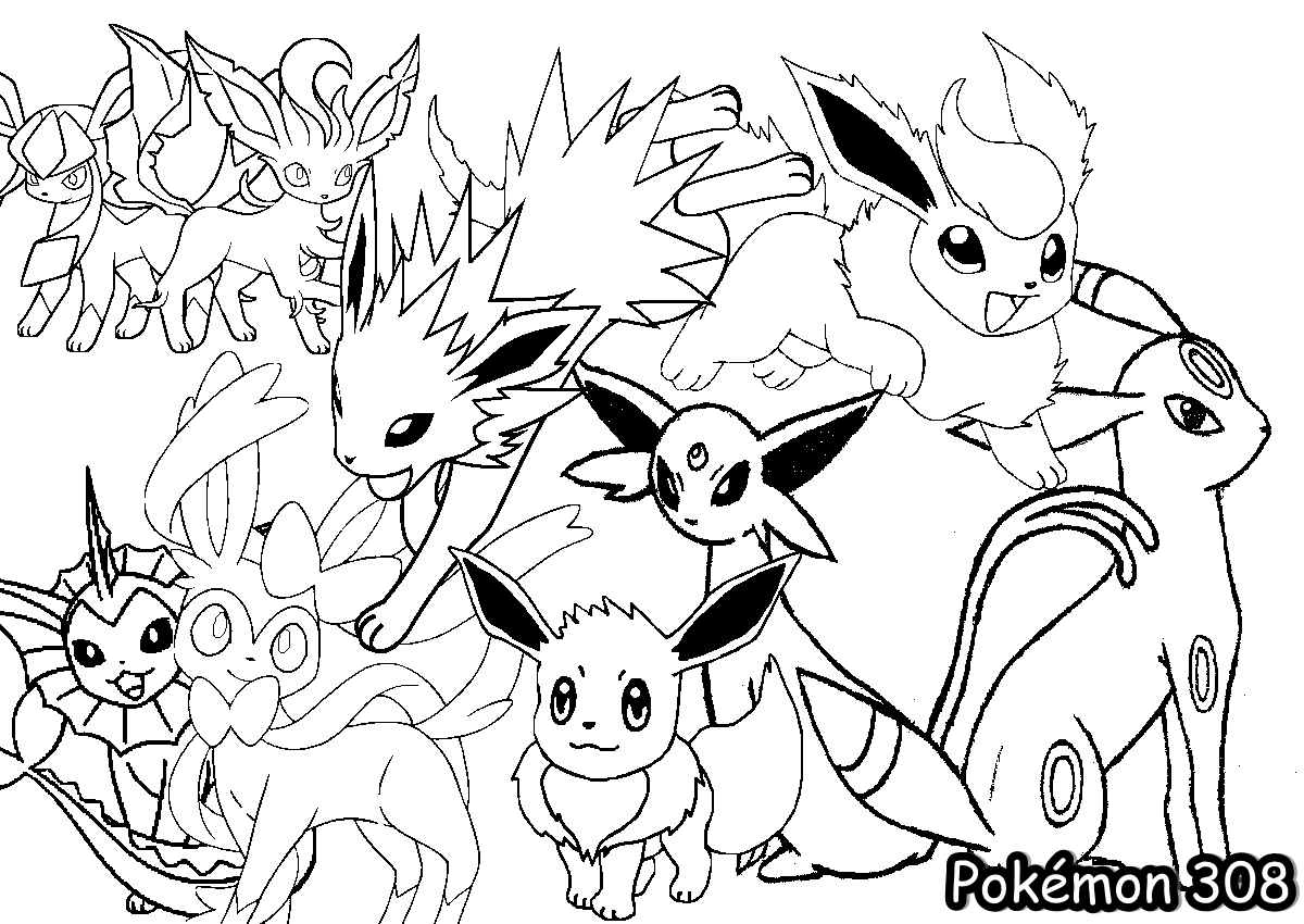 Desenho Para Colorir Pokemon