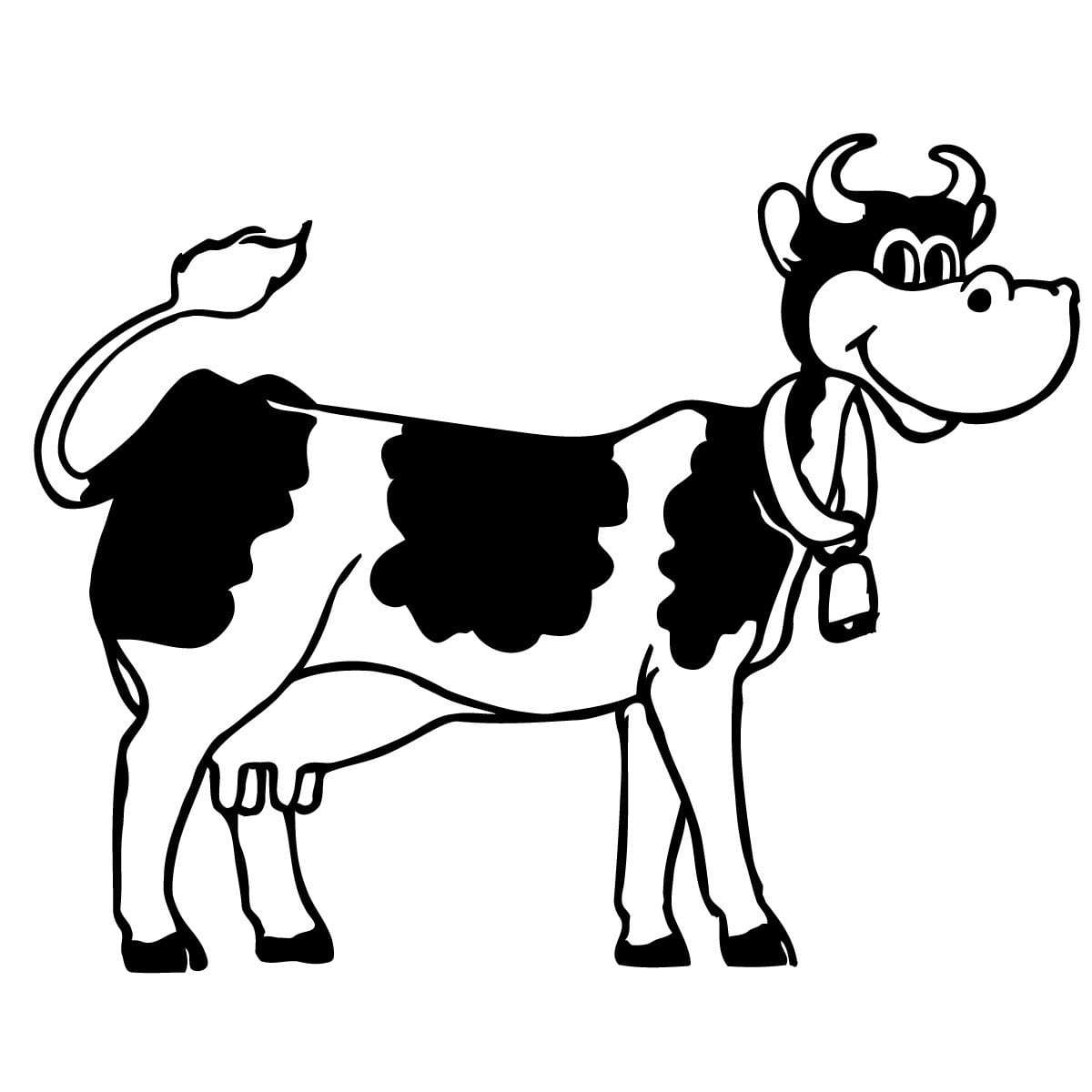 Desenho Para Colorir Vaca