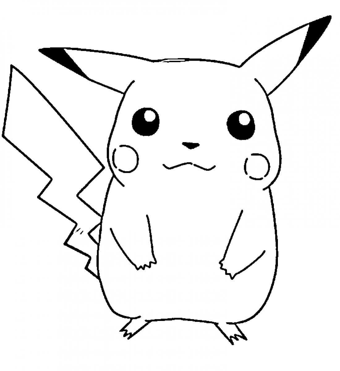 Desenhos Para Pintar De PokÃ©mon  Desenhos Para Colorir De Pikachu