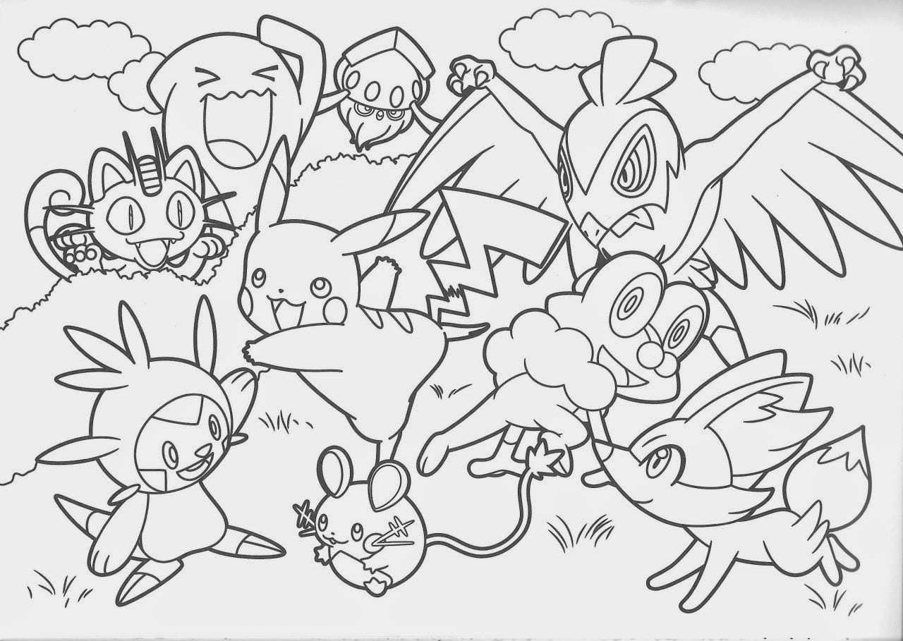 Desenho Para Colorir Pokemon