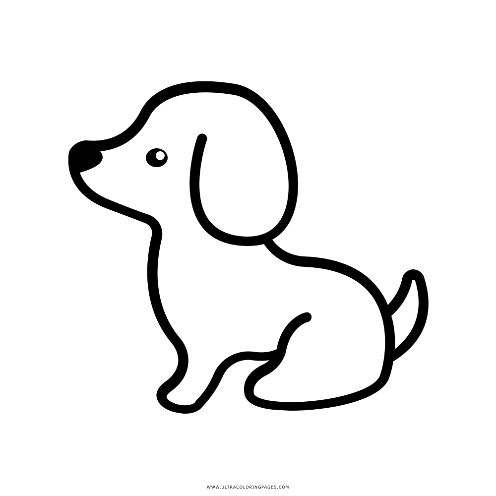 Cachorro Desenho Para Colorir