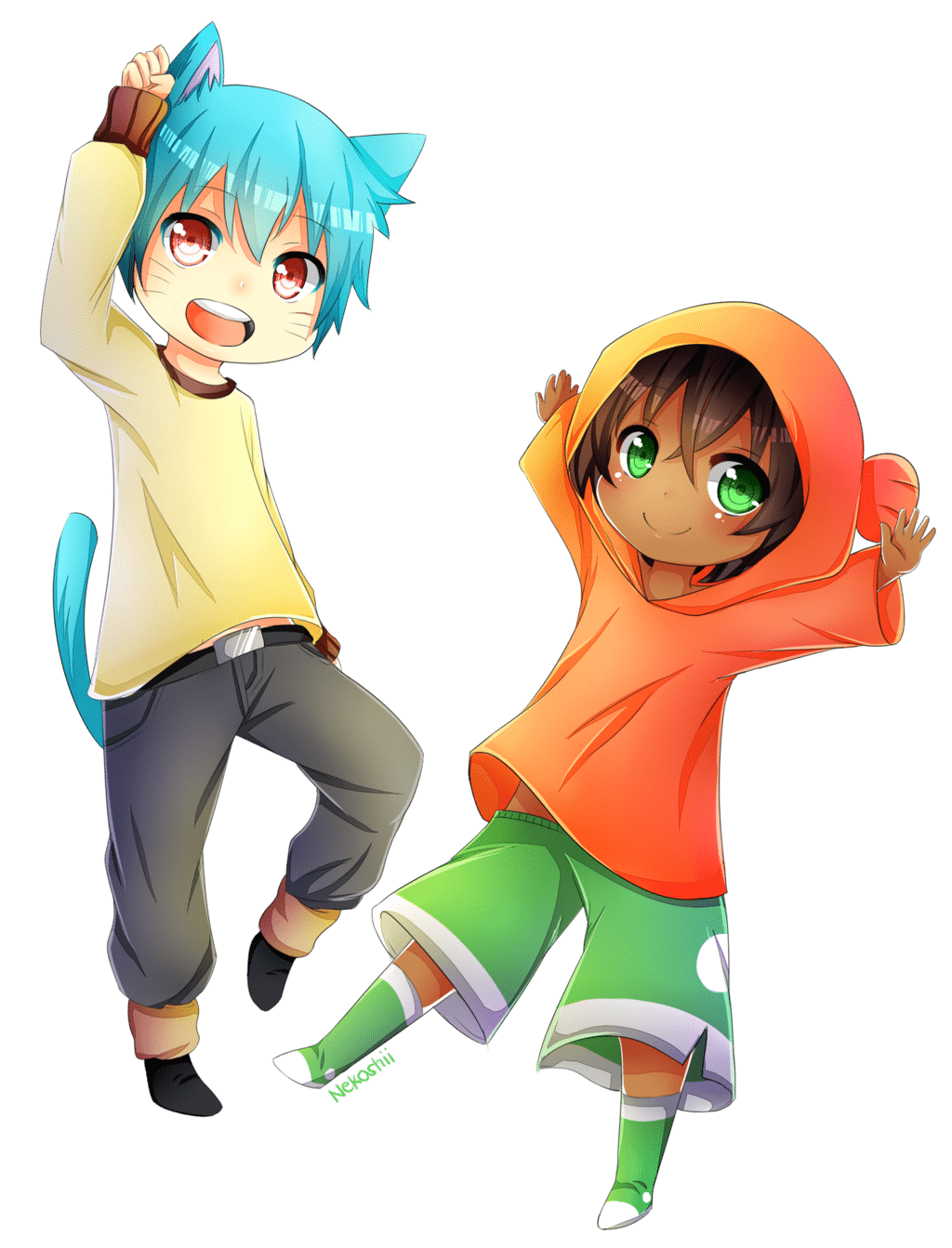 Gumball And Darwin (anime Ver) By Syoa