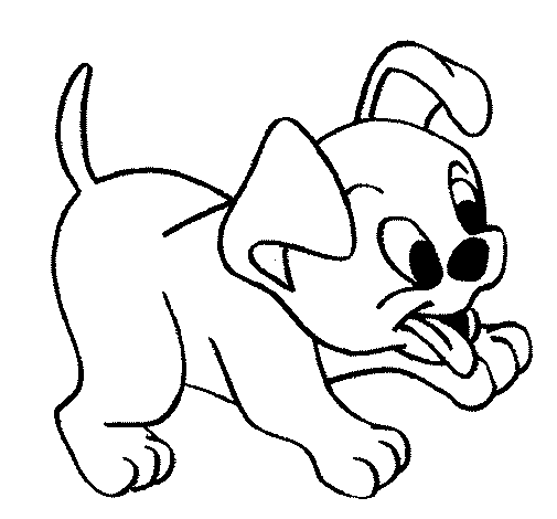 Desenhos De Cachorros Para Colorir