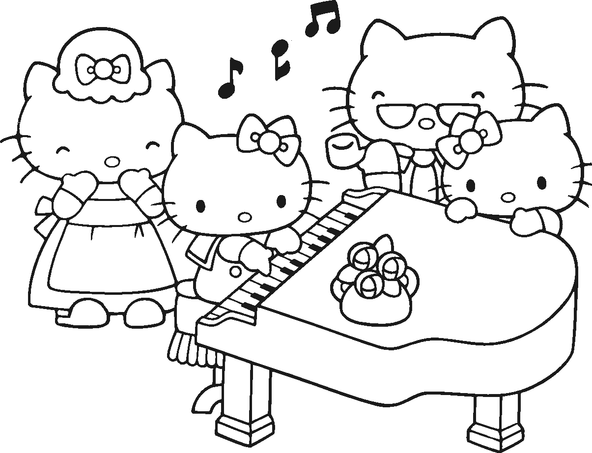 Aprende Brincando  Colorir Desenhos Da Hello Kitty