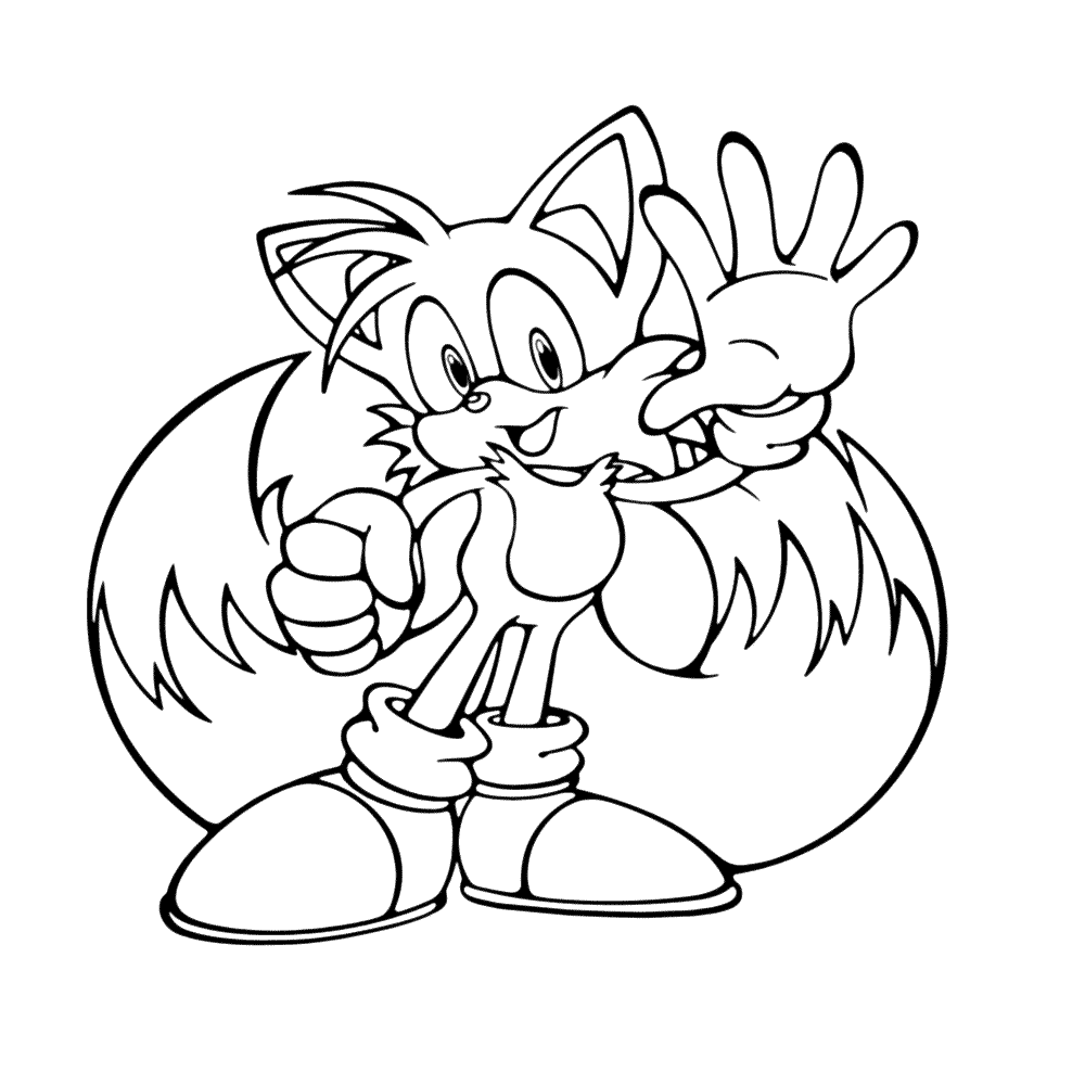 Desenhos De Sonic Para Colorir
