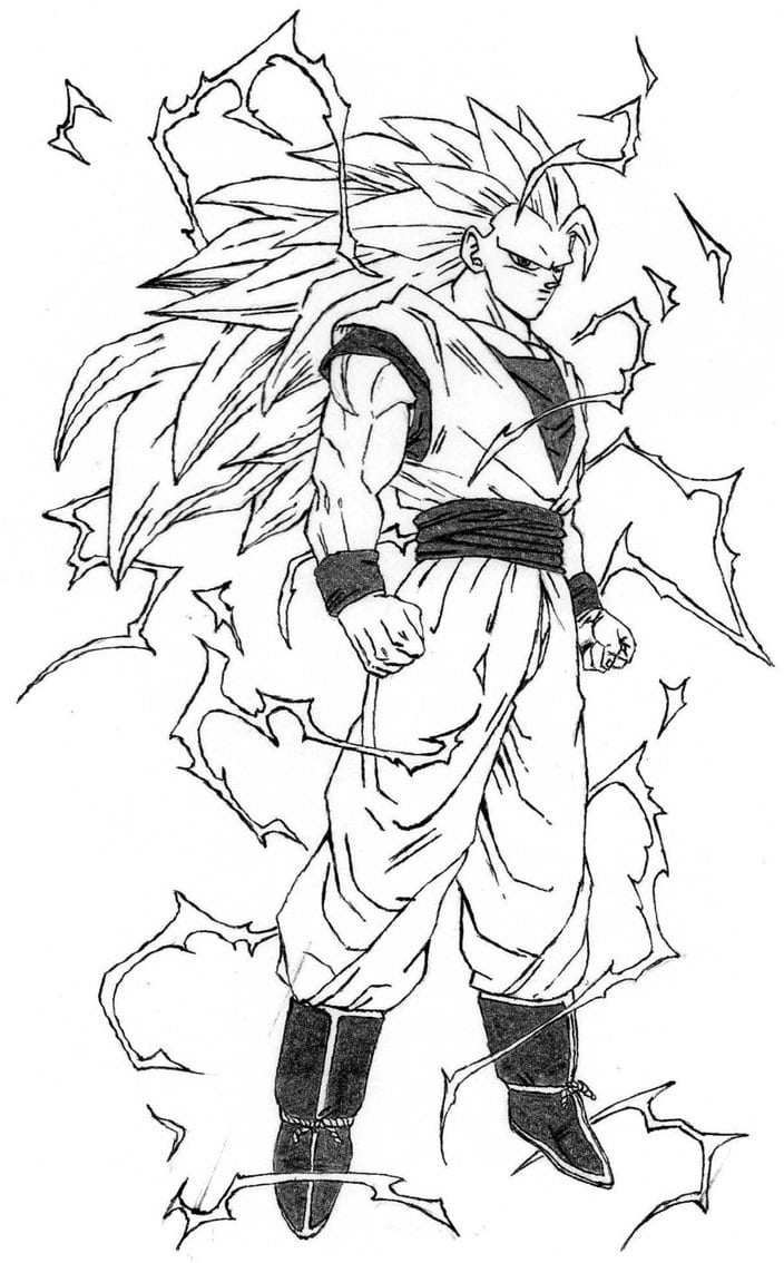 Desenhos Para Colorir Do Goku â Pampekids Net
