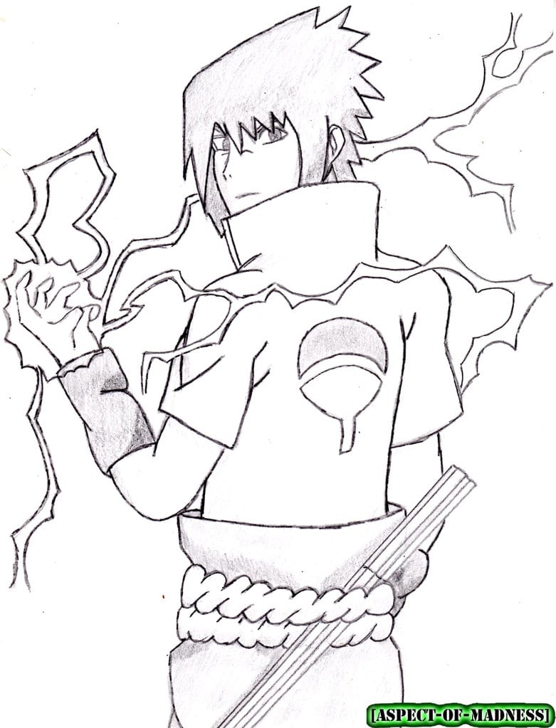 Desenhos Para Colorir Do Naruto E Sasuke