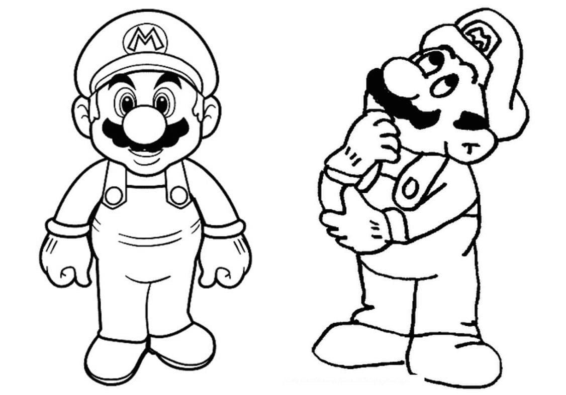 Livrinho Para Colorir Mario Bros