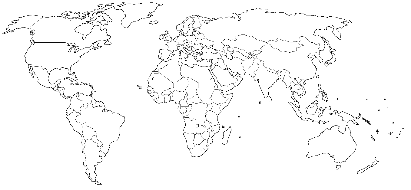 Mapa Mundi Politico Para Imprimir