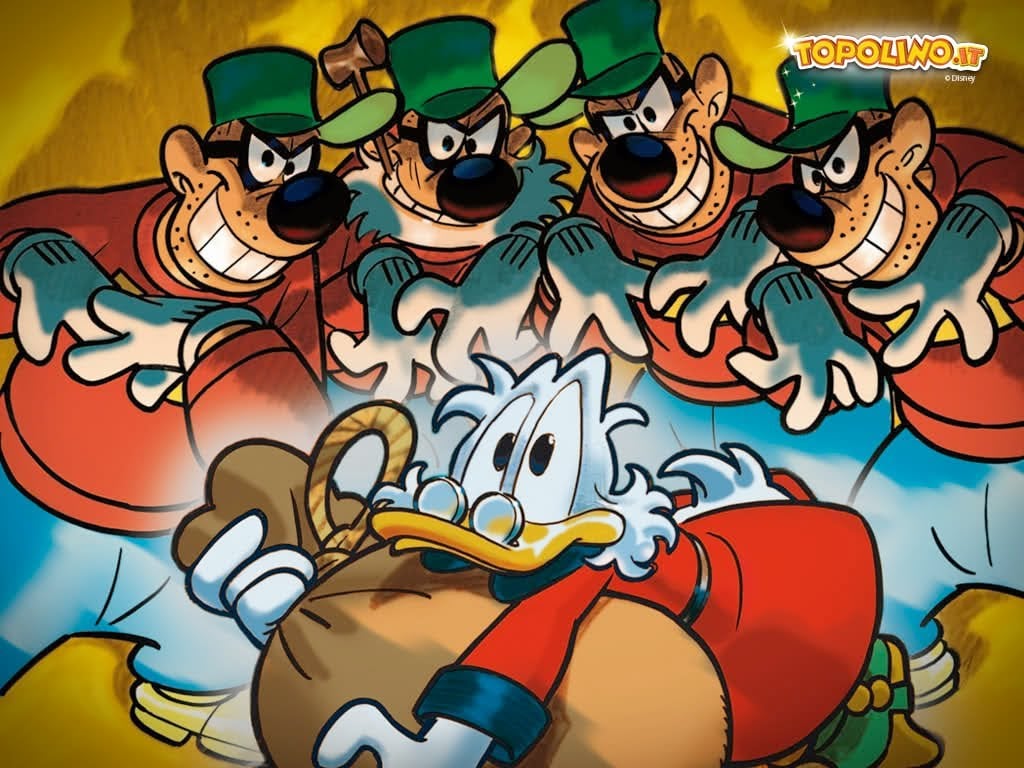 Quadrinhos Disney, Tio Patinhas, Donald, Mickey, ZÃ© Carioca, Anos