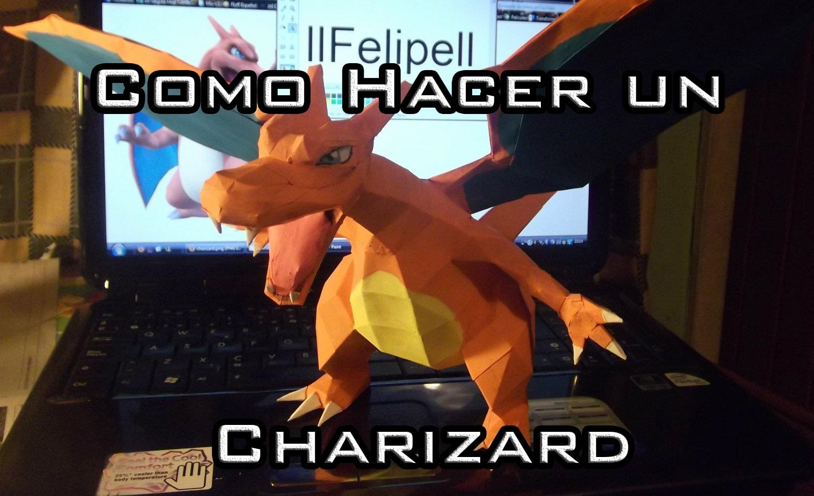 H] Como Hacer Un Charizard De Papel (pokemon Papercraft  2)