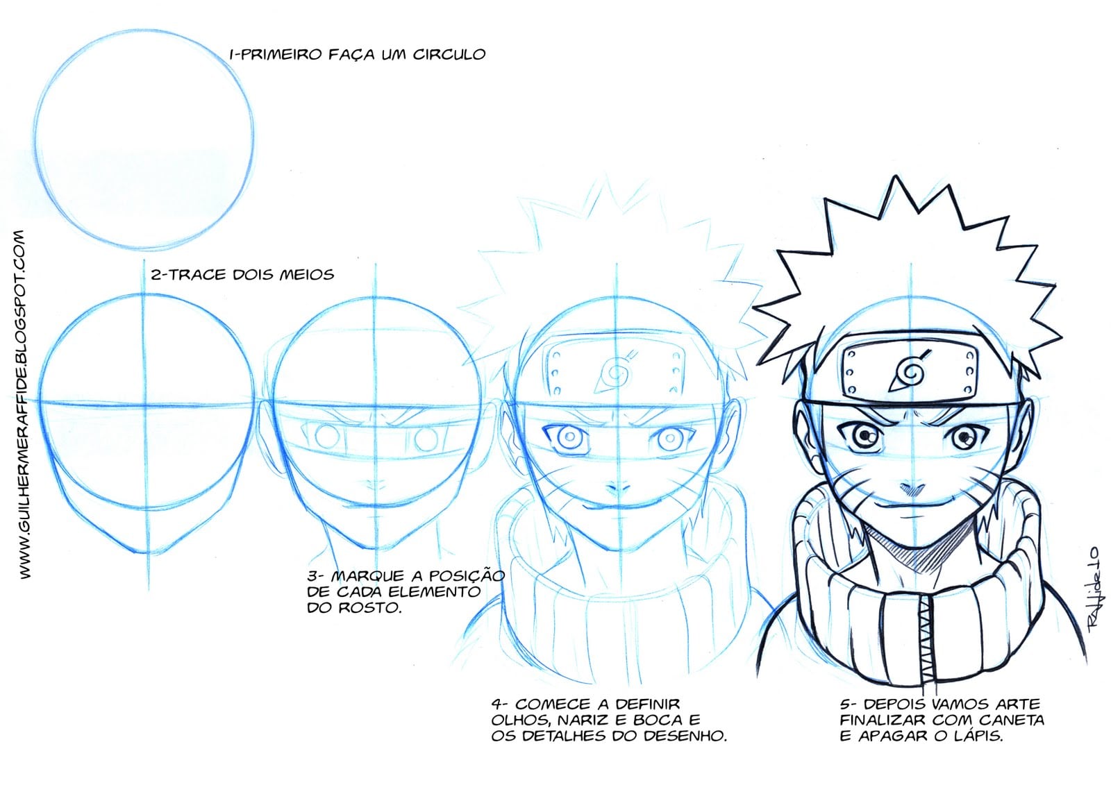 Guilherme Raffide  Como Desenhar O Naruto