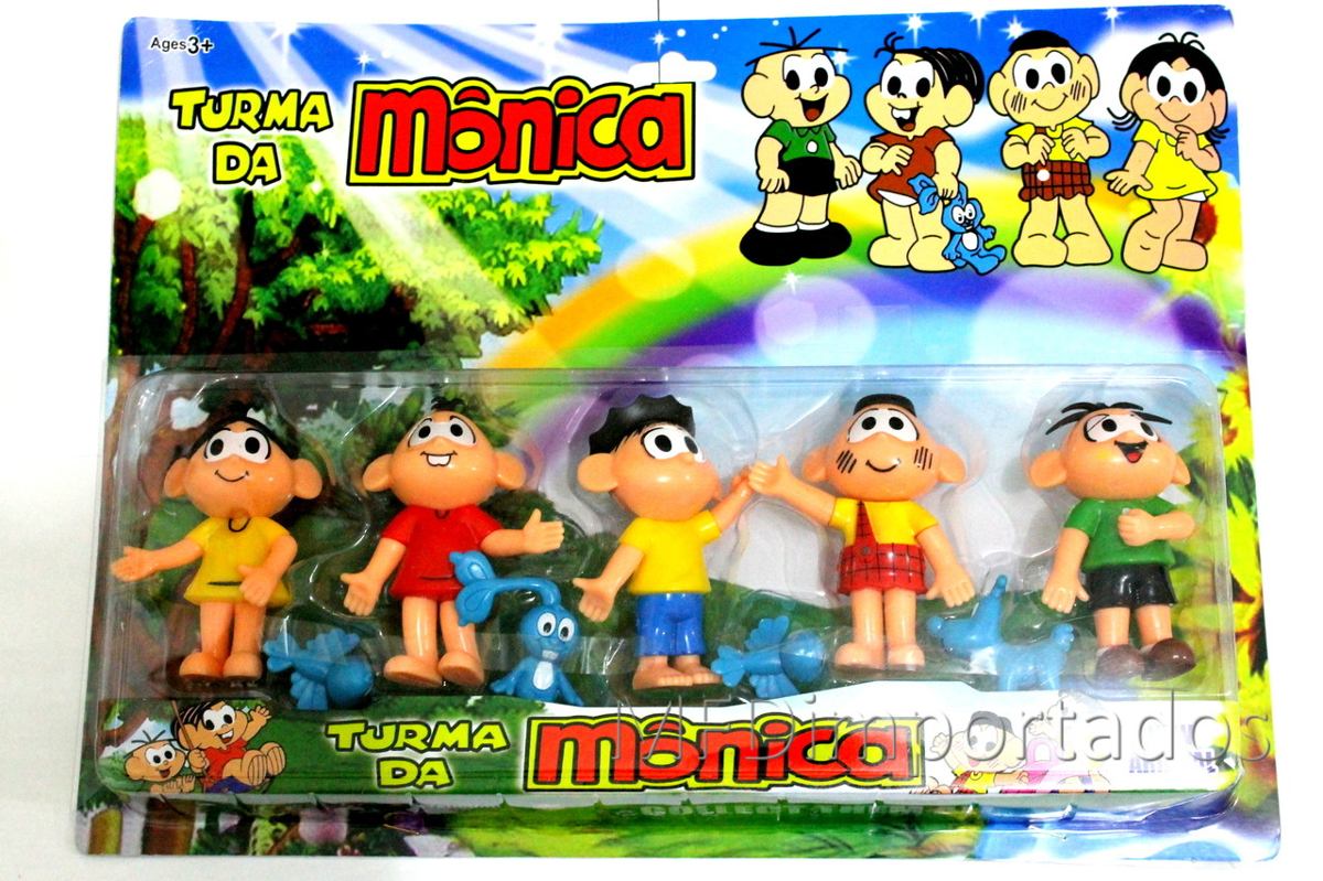 Turma Da MÃ´nica Miniatura Bonecos Cebolinha Brinquedo Barato