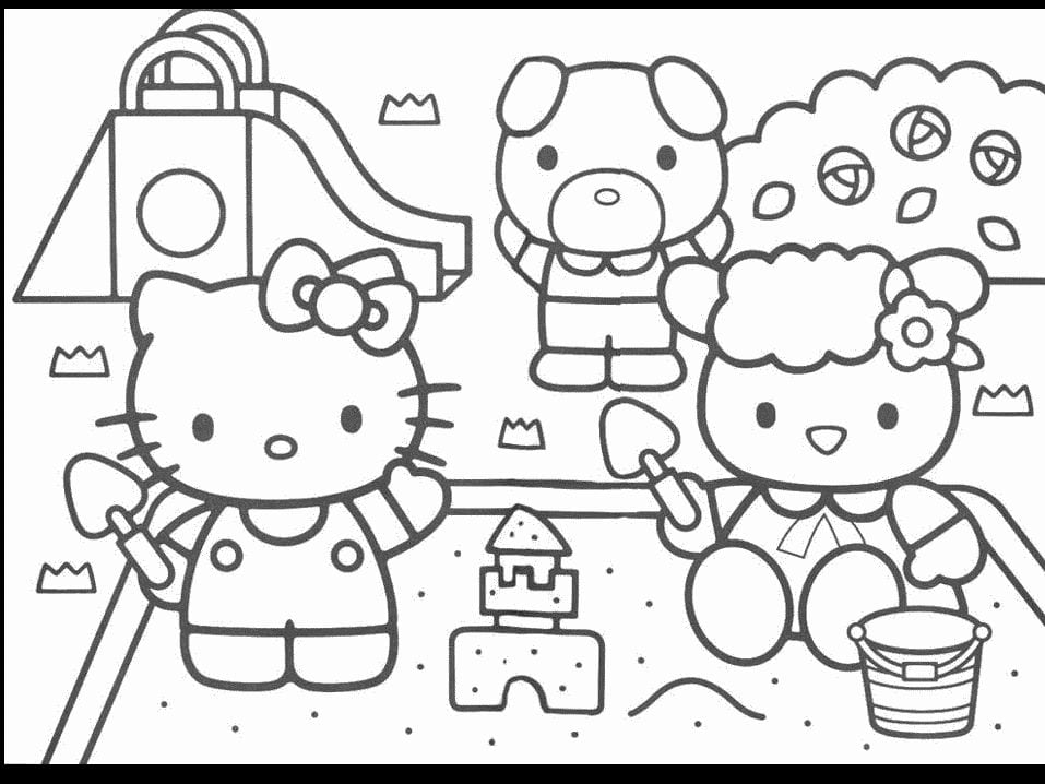 Imagens Da Hello Kitty Para Colorir