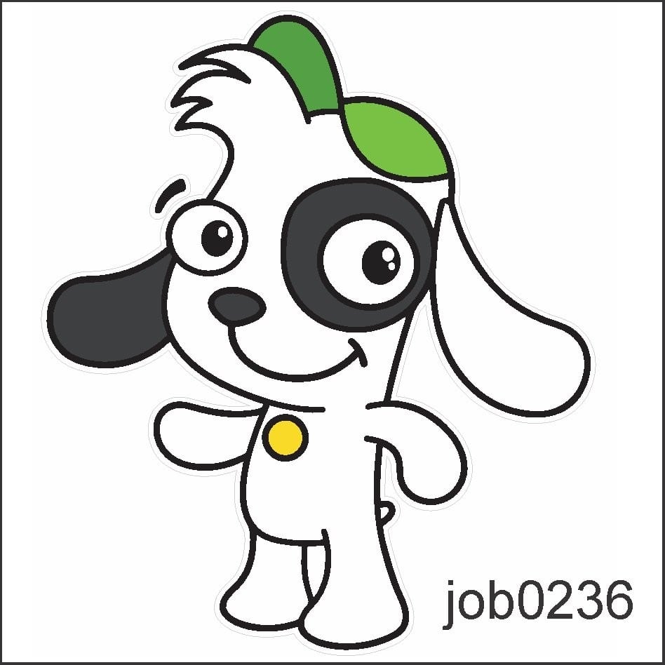 Adesivo Doki Discovery Kids Desenho Cachorro Job0236