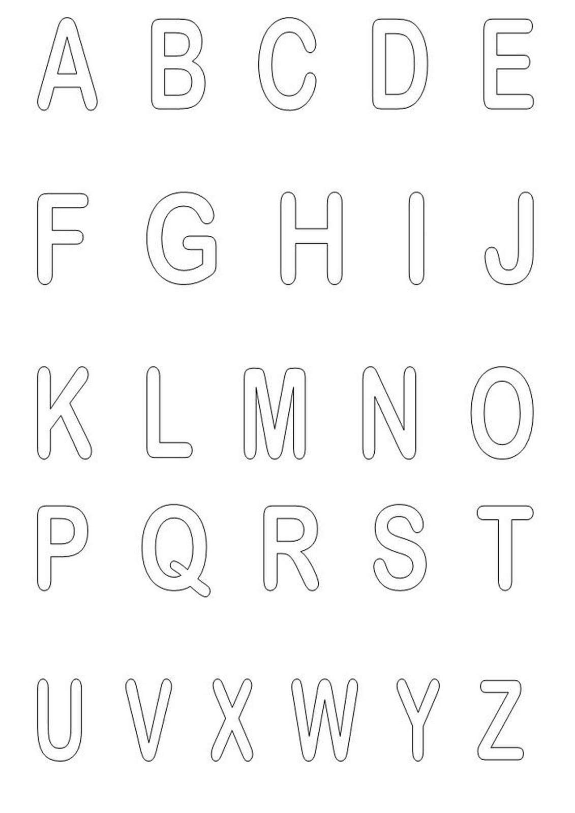 Desenhos Alfabeto Para Imprimir
