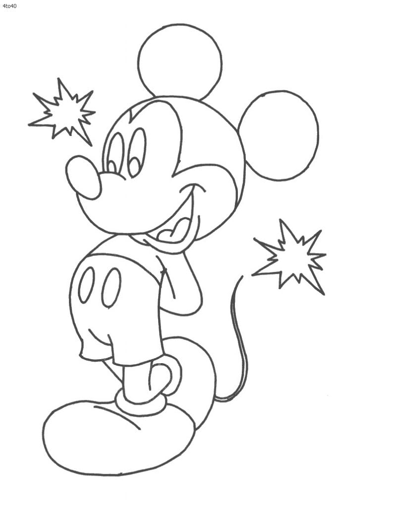 Mickey Para Colorir E Imprimir