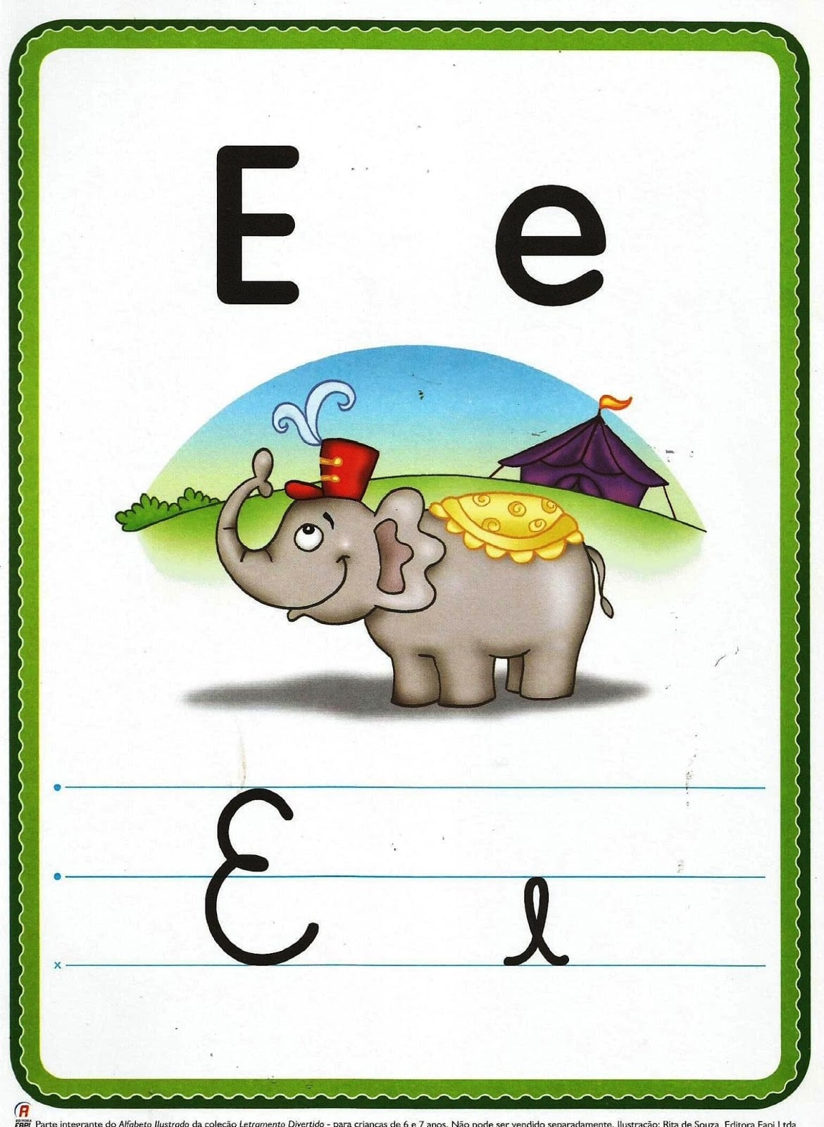 Mais EducaÃÃo  Alfabeto Ilustrado Para Cartaz