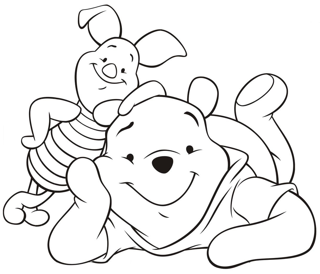 Desenho Para Colorir Ursinho Pooh