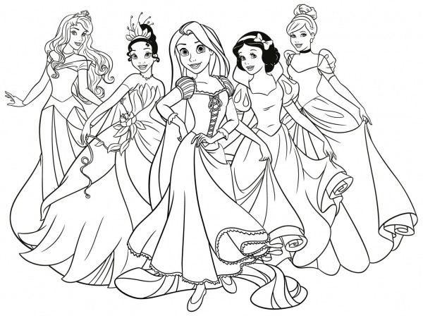 Princesas Da Disney Para Colorir E Imprimir