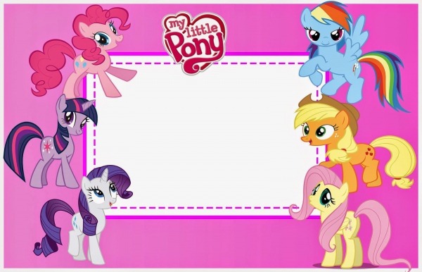My Little Pony  Invitaciones Para Imprimir Gratis