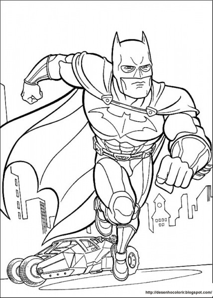 Desenho Para Colorir Do Batman