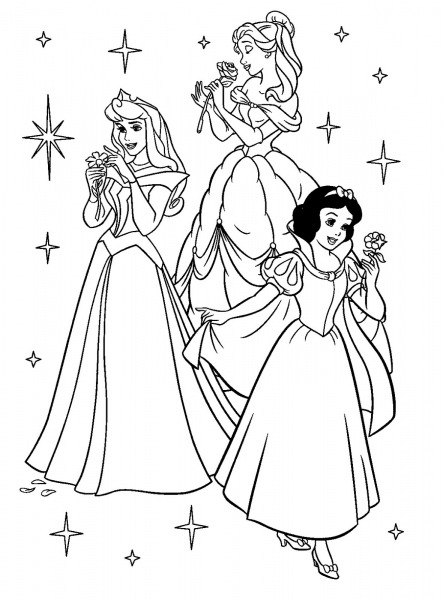 Desenho De Princesas Para Colorir â Pampekids Net