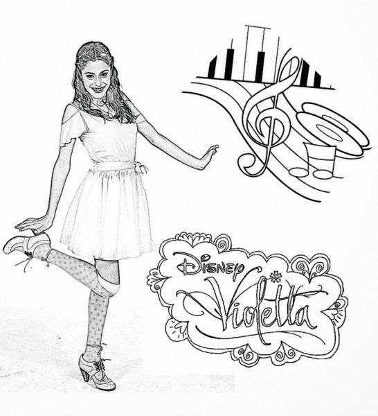 Desenhos Para Colorir Violetta Disney â Pampekids Net