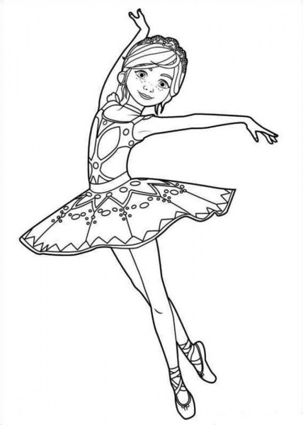 Desenhos Para Colorir Do Filme Bailarina (ballerina)