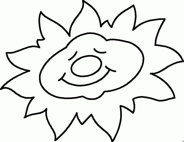 Desenho De Sol Para Imprimir