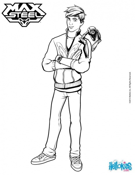 Max Mcgrath With Steel Coloring Pages