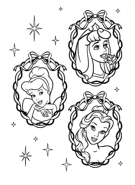 Desenhos Para Colorir E Imprimir Princesas Disney