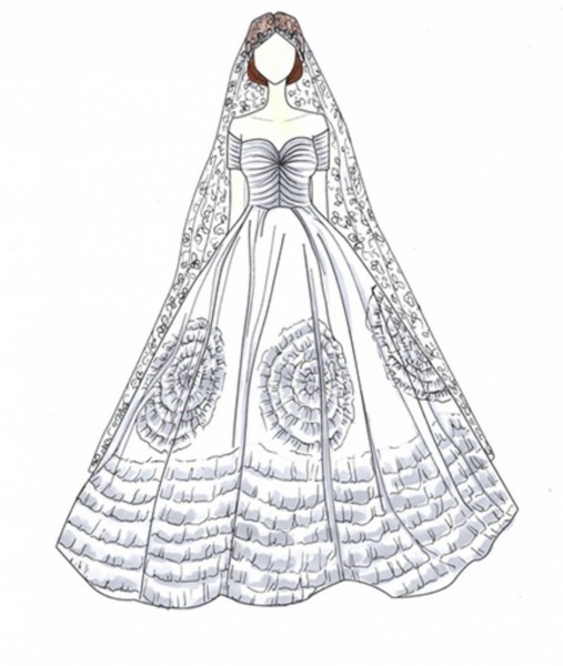 Veja Desenhos Dos Vestidos De Noiva Mais Famosos De Todos Os