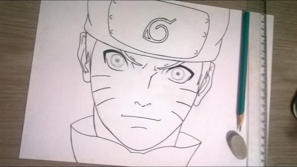 Como Desenhar E Pintar Naruto De Forma FacÃ­l,primeira Etapa