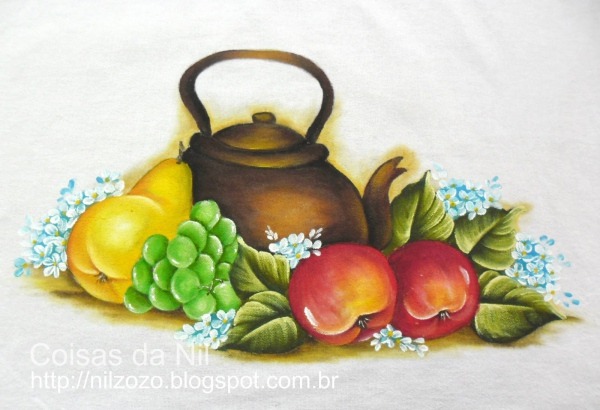 Desenhos De Frutas Para Pintura Em Tecido