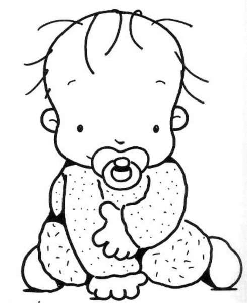 Desenhos De Bebe Para Colorir E Imprimir
