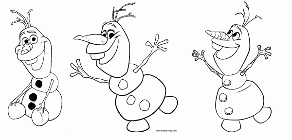 Desenhos Para Colorir Frozen Olaf â Pampekids Net