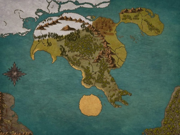 Mapa Do Mundo Que Criei Para O Meu Universo De Rpg Medieval  Sem