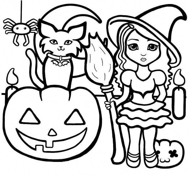 Desenhos De Halloween Para Imprimir E Colorir