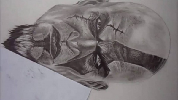 Desenho Realista,desenhando O Kratos