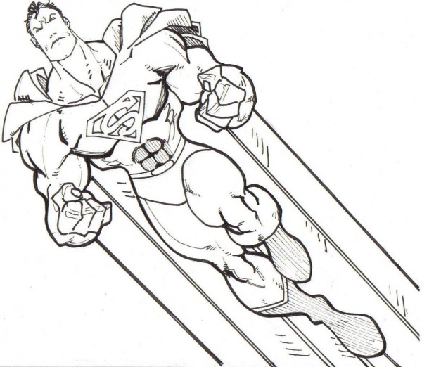Resultado De Imagem Para Desenho Para Pintar Superman