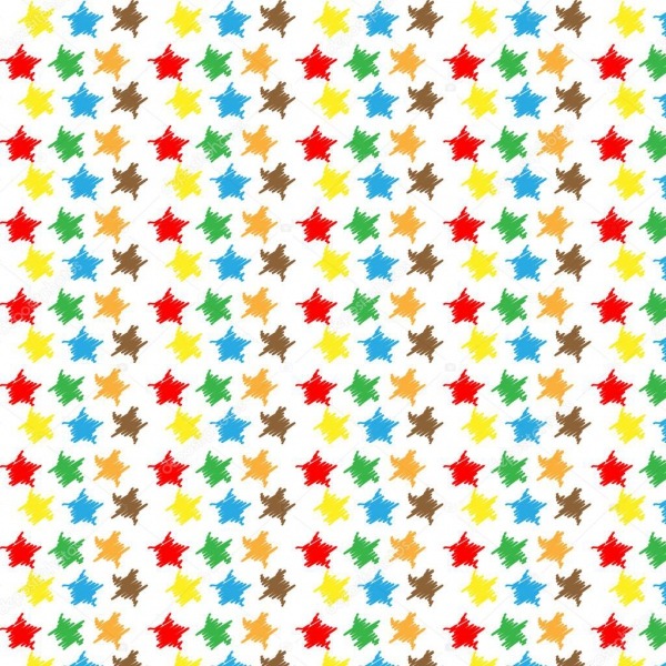 PadrÃ£o De Estrelas Coloridas â Vetor De Stock Â© Kolubo  38521519