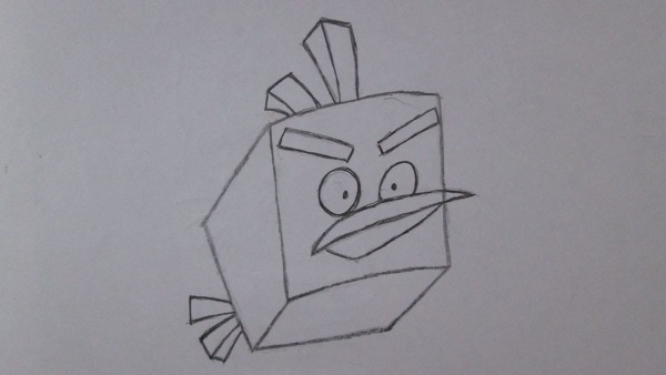 Como Desenhar O Ice Bird De Angry Birds Space