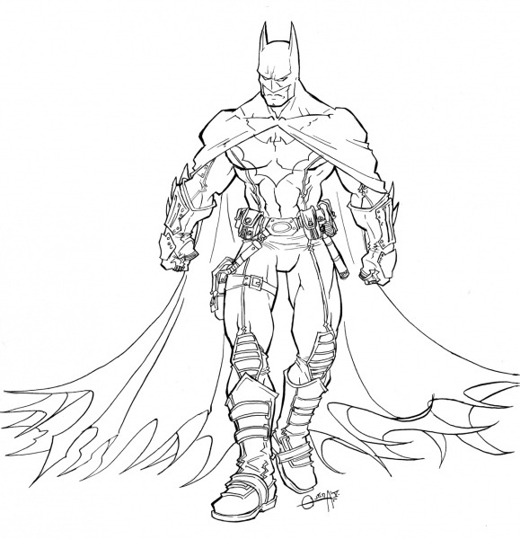 Dibujos Ideia Criativa  Desenho Batman Para Colorir