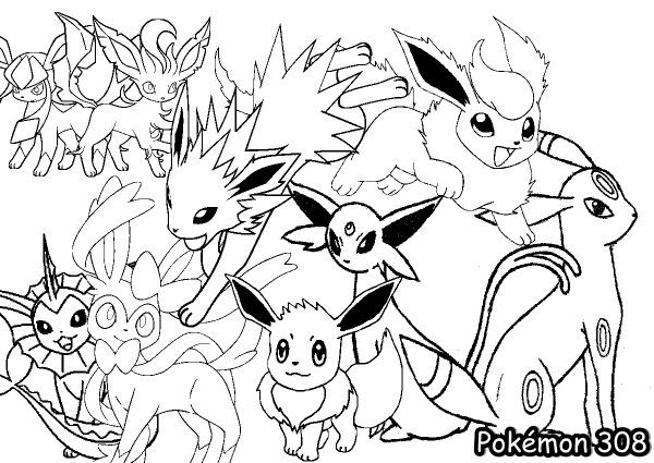 Coloring Pages Eevee