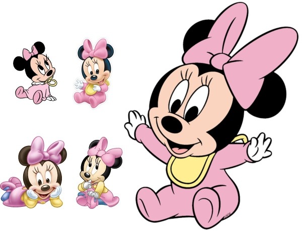 Minnie Baby Kit Displays 5 PeÃ§as