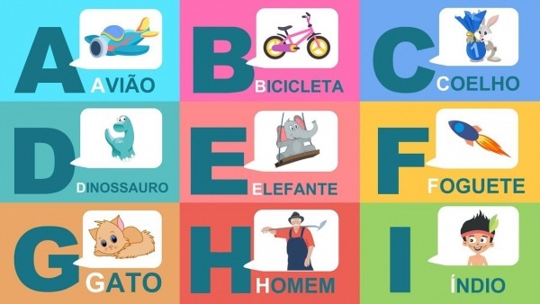 Vamos Aprender Algumas Palavras Com As Letras Do Alfabeto