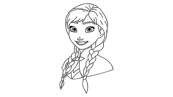How To Draw Anna From Frozen (character)